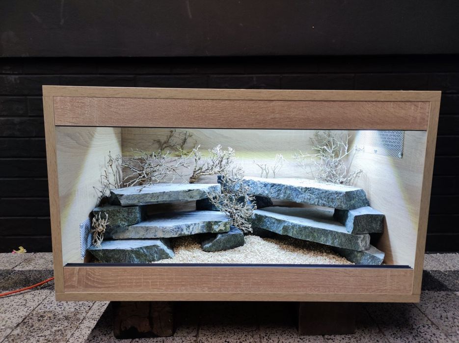 Terrarium 60x40x40 gekon lamparci jaszczurka PETMARKET