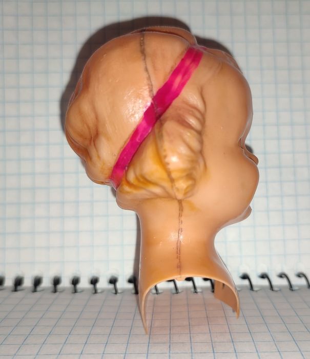 Голова куклы папье-маше (ОХК)