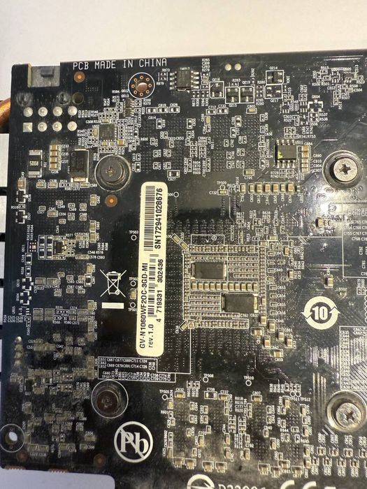 Відеокарта Gigabyte GeForce GTX 1060 3GB GDDR5 | Стан дуже хороший