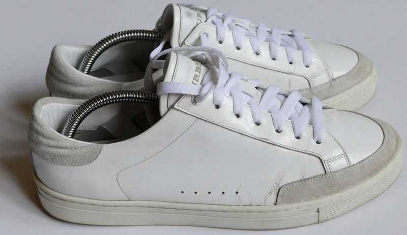 Sneakersy Trampki Buty Burberry London Skóra Białe 40