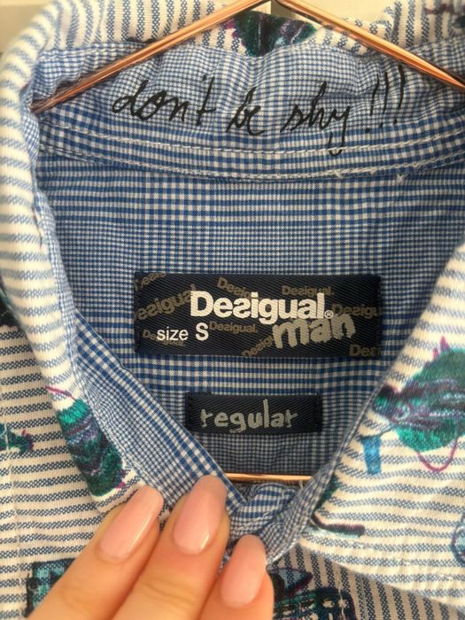 Moda męska - koszula długi rękaw. Błękitna w prążki.