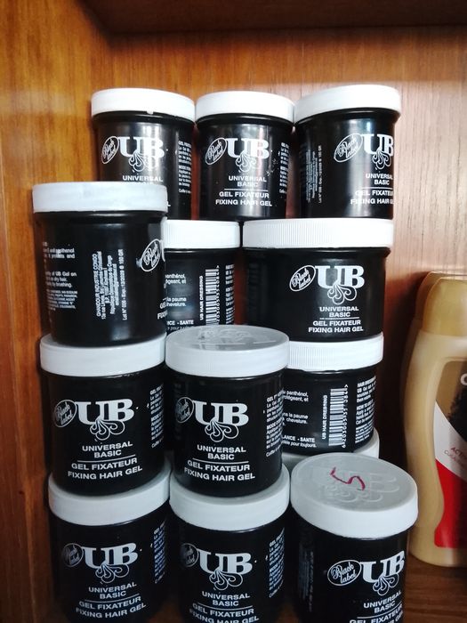 Gel preto para cabelo 250g