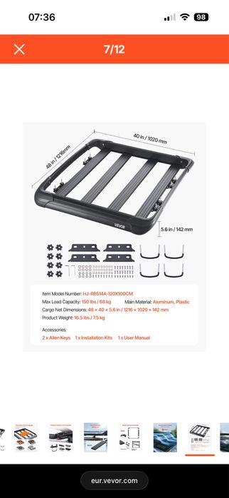 Rack de Tejadilho - novo