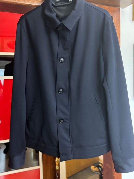Elegencka bluza męska granatowa Zara
