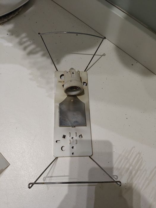 Szklany ozdobny kinkiet