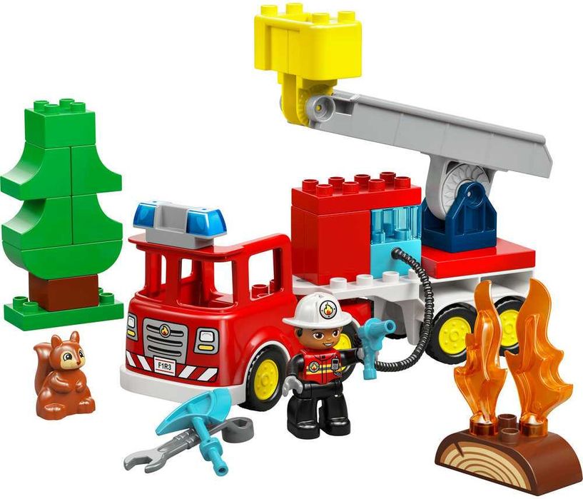 LEGO DUPLO 10473 WÓZ STRAŻACKI z wężem i strażakiem