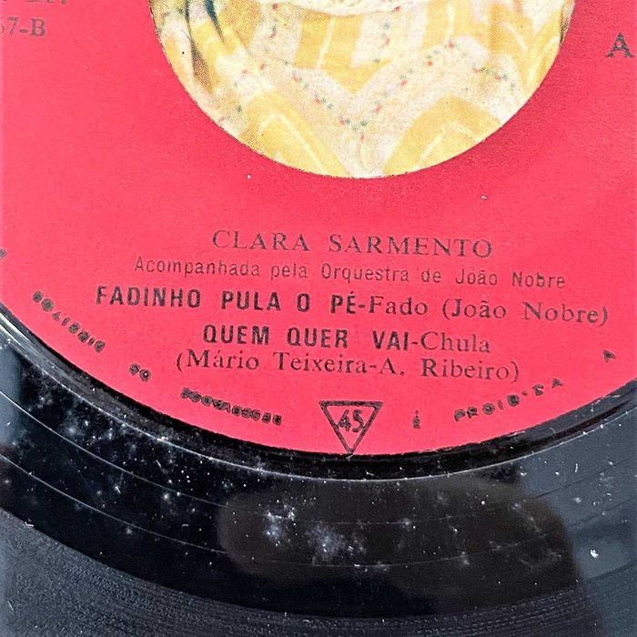 Disco Vinil  - Single -  Clara Sarmento – Yé yé(Autografado)