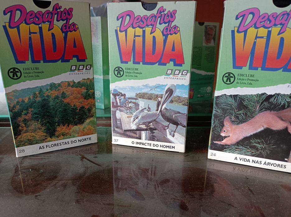 Coleção de 37 Cassetes VHS * Desafios da Vida * BBC