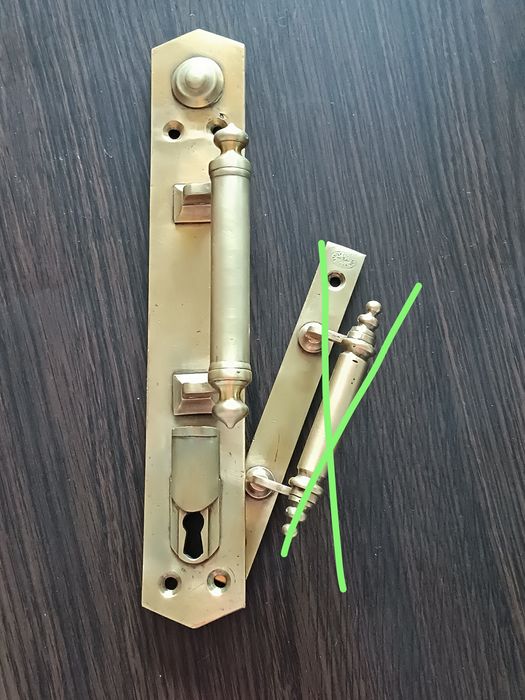 Латунна ручка дореволюційна