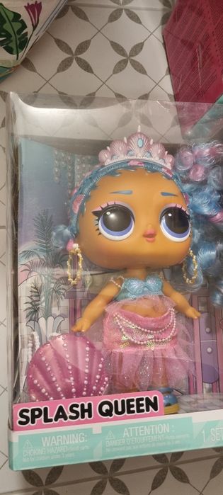L.O.L. lol Surprise! Suprise Hair Hair Hair Duża lalka – Splash Queen