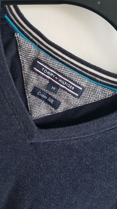 Sweter Tommy Hilfiger dekolt V