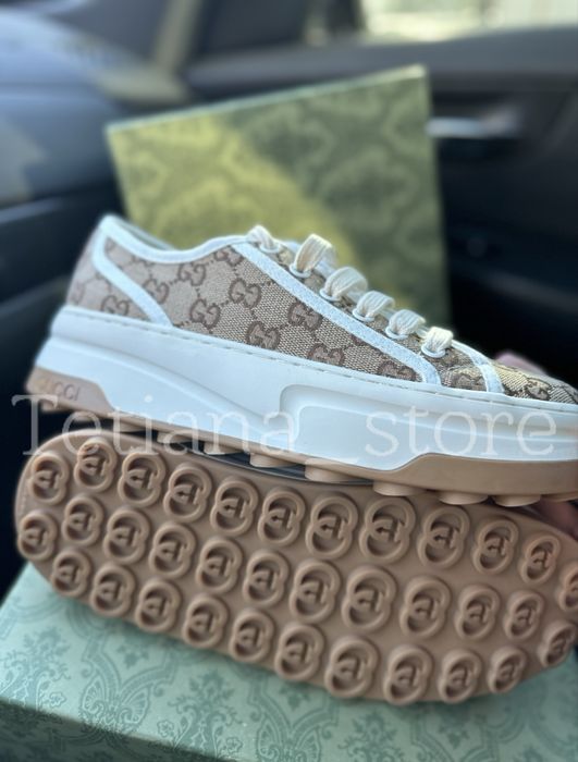 Кросівки жіночі високі Гуччі Гуччи на високій підошві 37 38 39 40 41