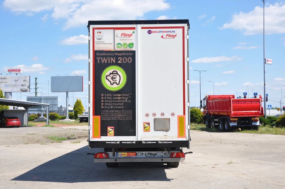 Fliegl Firanka Mega Saf Podnoszona Oś