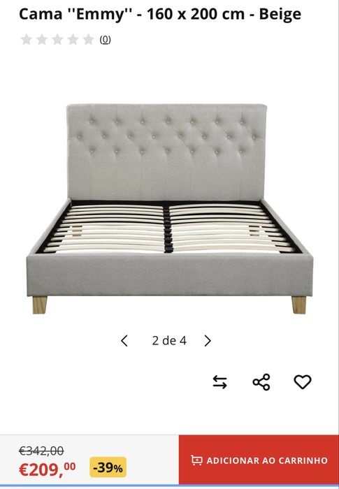 Cama Emmy 160 x 200