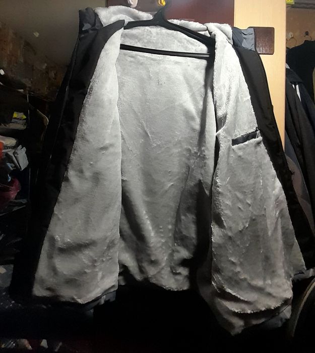 Ого-го какой размерчик новая утепленная мужская куртка весна-осень 6XL