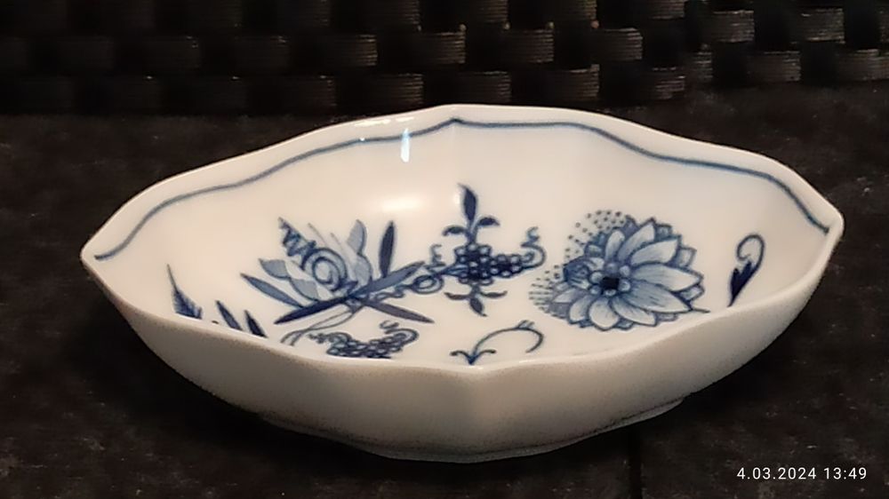 Porcelana MEISSEN Miseczka Miśnia Dekor cebulowy kobalt Zwiebelmuster