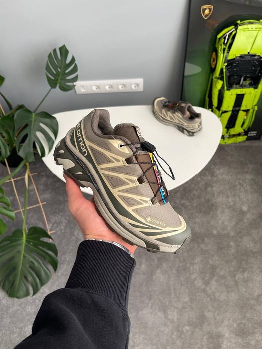 Gore-Tex! Кросівки Salomon Xt-6 Gore Tex Brown,Соломон Гор-Текс, коричневі,xt-6 lab