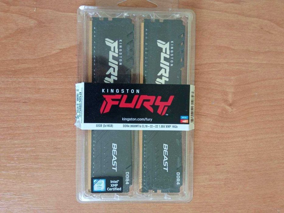 kingston fury ddr4 3600 - купить компьютеры и комплектующие - Цена