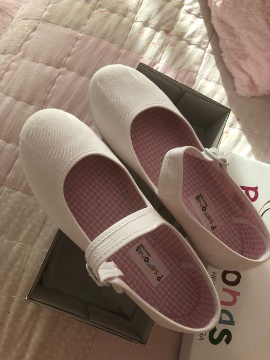 Sapatos Merceditas branco | 35 | Pisamonas