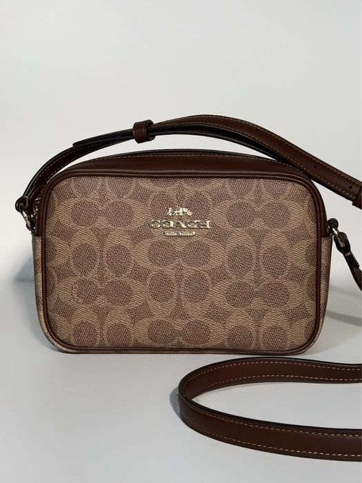 Оригінал Сумка Coach Mini Jamie Crossbody Camera bag  канва
