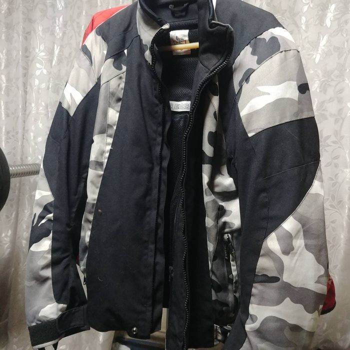 мотокуртка текстильная