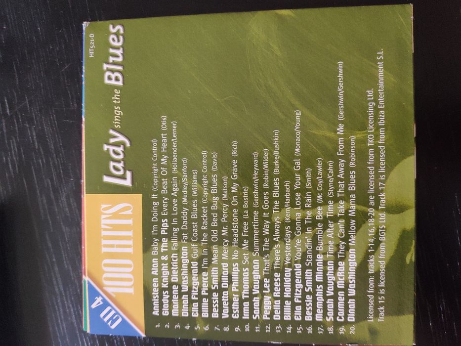 Pack de 5 CDs de blues no feminino