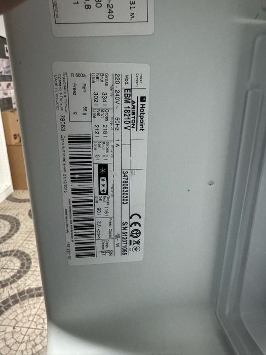 Frigorífico Hotpoint Ariston