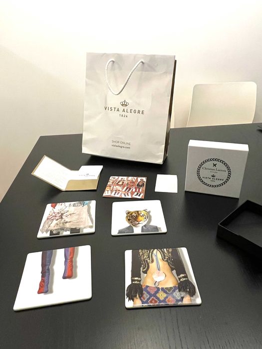 Vista Alegre - Christian Lacroix - Conjunto 4 Bases para Copos design