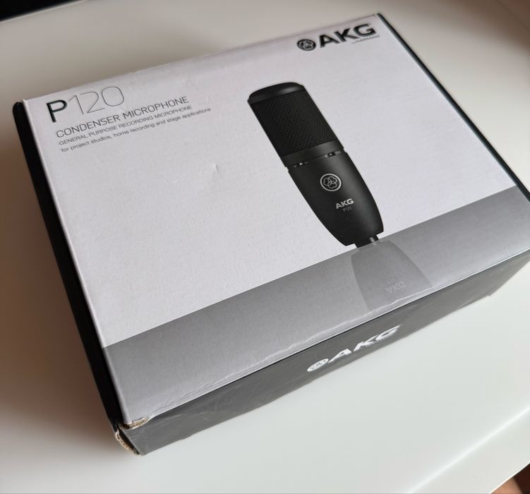 Microfone Condensador AKG P120 - (Como Novo)
