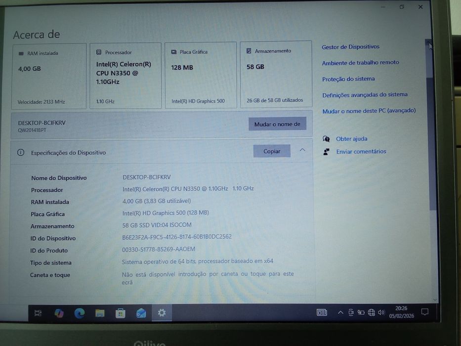 Vendo Portátil Qilive