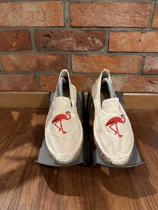 Urocze espadryle z flamingiem OAS