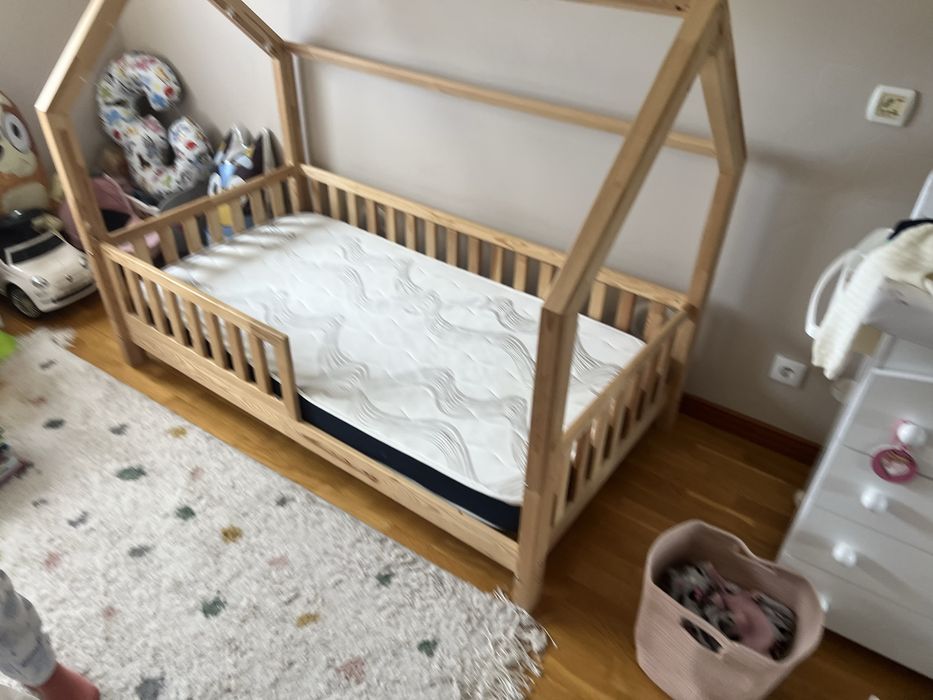 Mon Lite Cabane - Cama Casinha L 80xx160 + Colchao