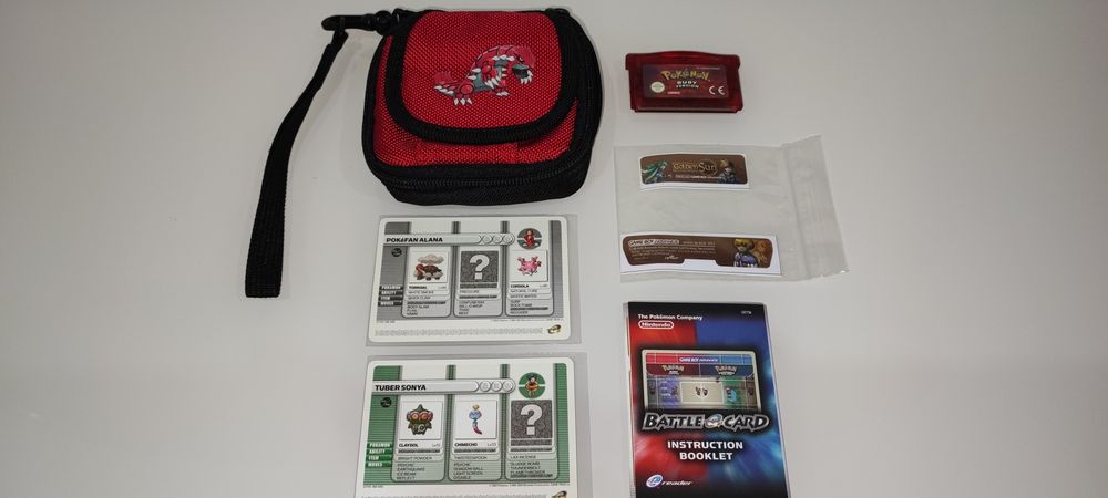 Vendo Jogo Pokémon Ruby Version e outros acessórios para Consola Gameboy Advance!