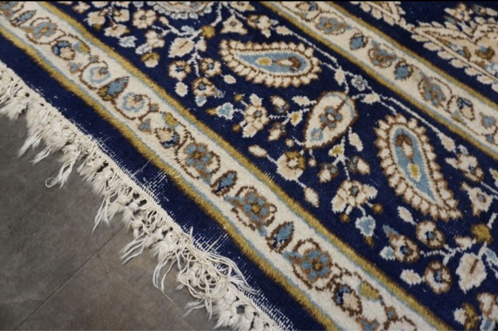 Bx Preço Tapete Persa Kirman Vintage com Certificado de Autenticidade