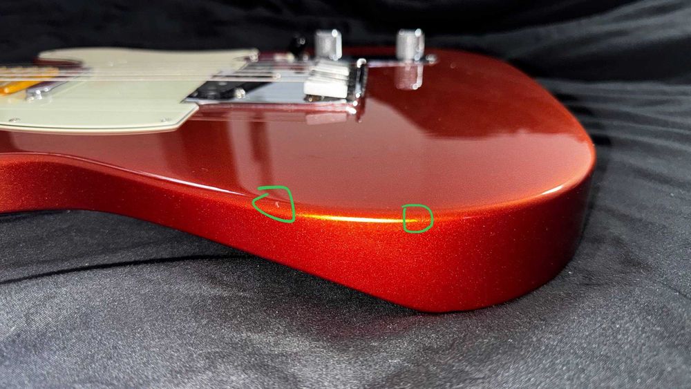 Guitarra elétrica Fender Player Plus Telecaster Aged Candy Apple Red