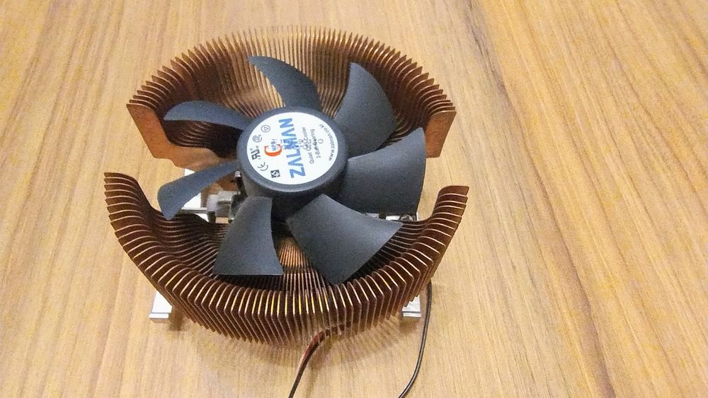 Chłodzenie Zalman pod 478 (Pentium 4) 100% miedziane  retro