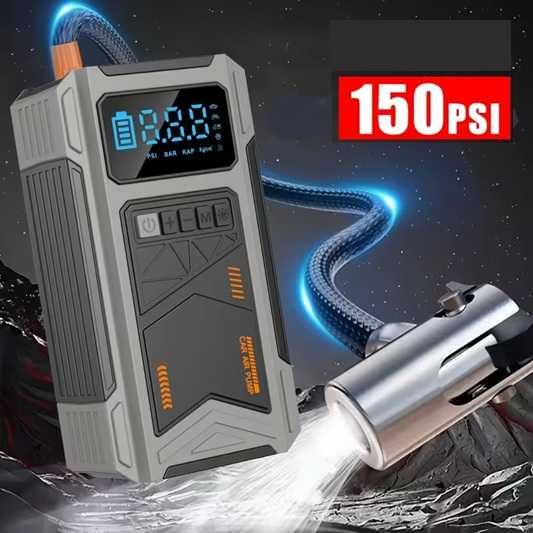 Пуско-зарядне пристрій авто бустер 10в1 JKUOO A35 37000 mAh, 3000A