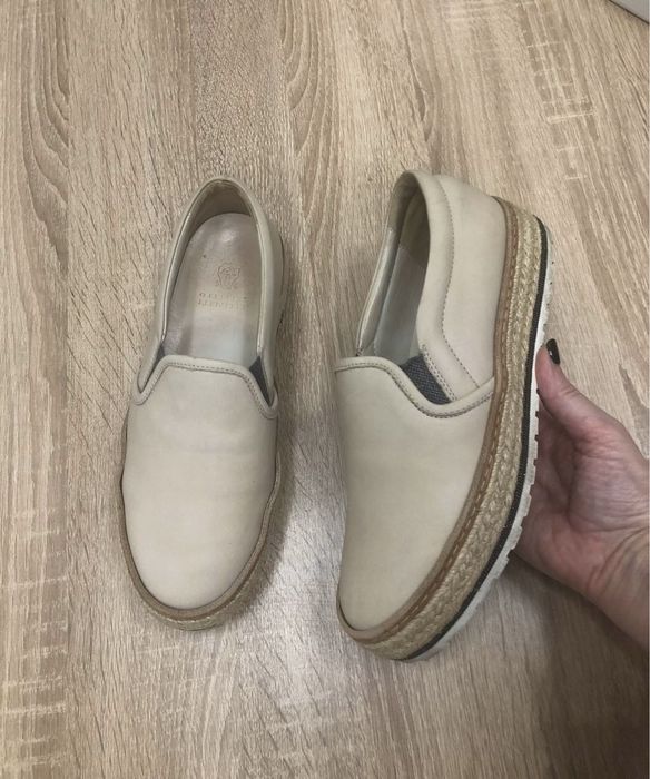 Brunello Cucinelli Італія р.37 сліпони мокасини еспадрильї.