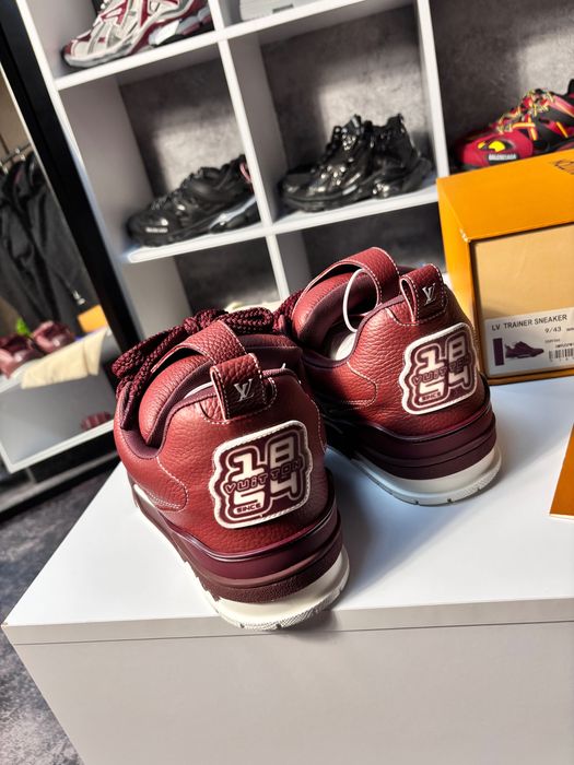 Кроссовки Louis Vuitton Skate Dark Red