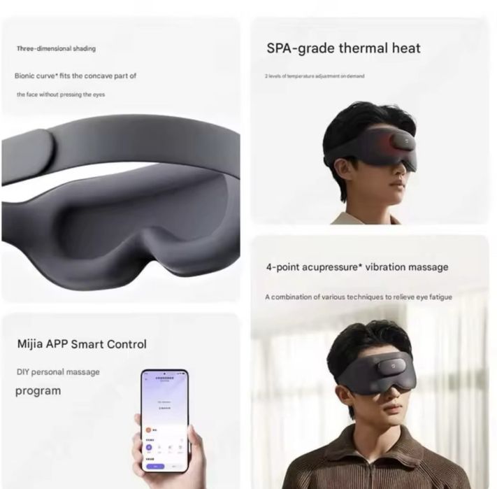 Масажер для очей,масажна маска для очей Xiaomi Mijia