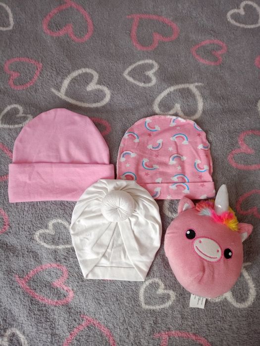 Шапочка  зимова  демісезон весна шапка для новонароджених набір шапочо