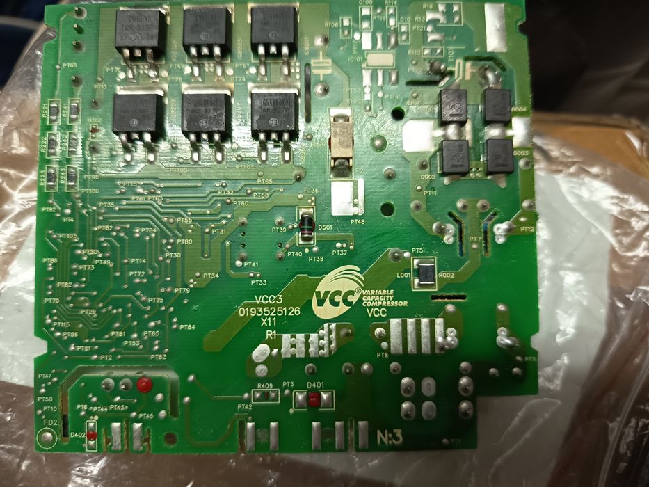 Placa mãe inversor frigorífico