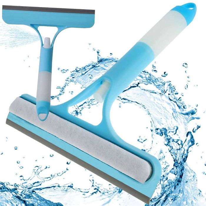 Ściągaczka myjka do okien szyb ze spryskiwaczem szczotka do kabin