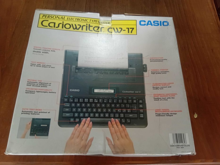 Maquina de escrever Casio
