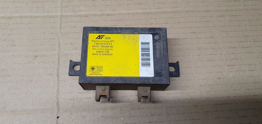 Moduł sterownik Immobilizera Immo VW Sharan 7M0953257E