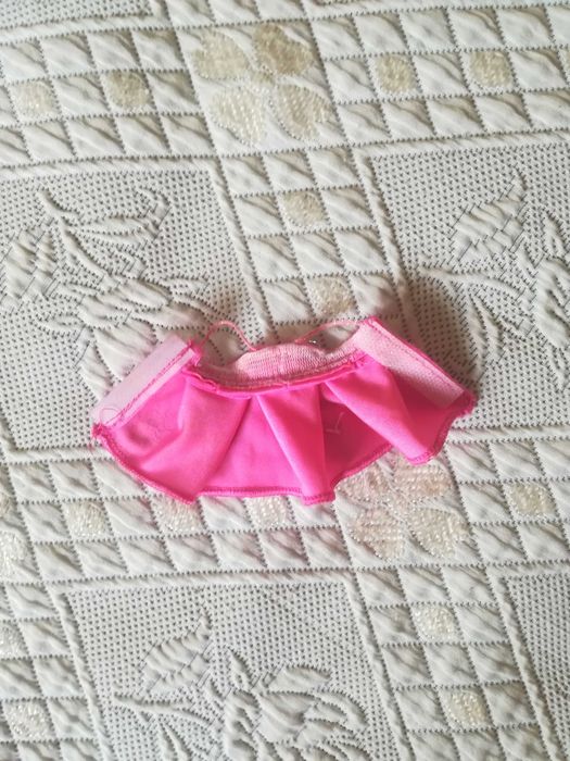 Vestido Rosa para Boneca pequena