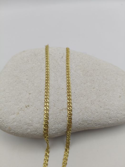 Złoty Łańcuszek Mona Lisa 45cm Pr.585 Nowy Zapraszamy