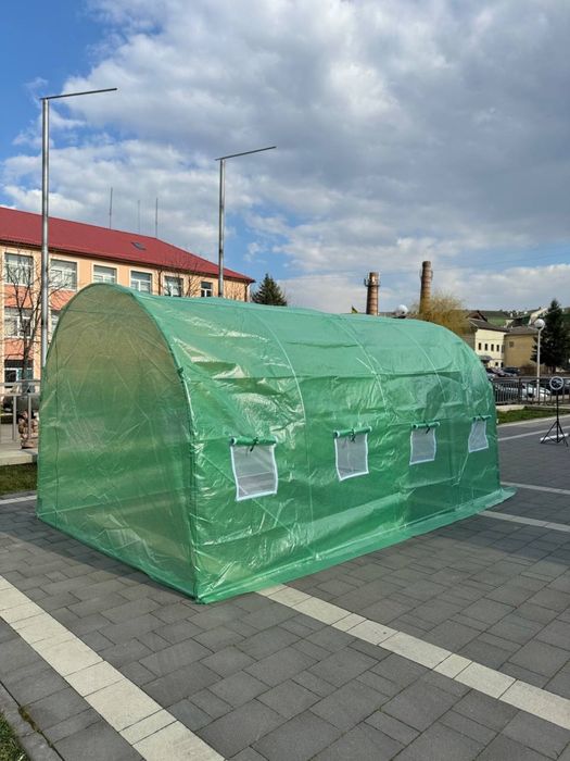 ПОЛЬСЬКА теплиця парник з плівкою і вікнами. Теплица. Пленка. Плівка