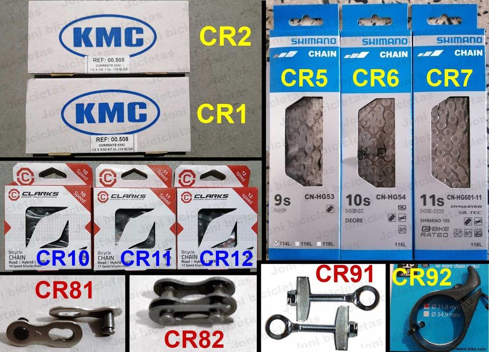 Chains, Connecting Links, and Bicycle Accessories