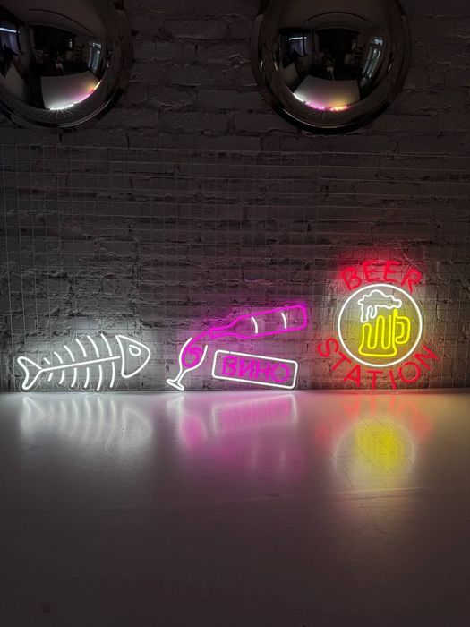 Вывески, мимоходы, лайтбоксы, объемные буквы, баннер, неон, печать .